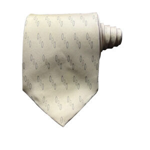 Perry Ellis Portfolio Mens Tie Necktie Multicolor Geometric 100% Silk Wide 57"